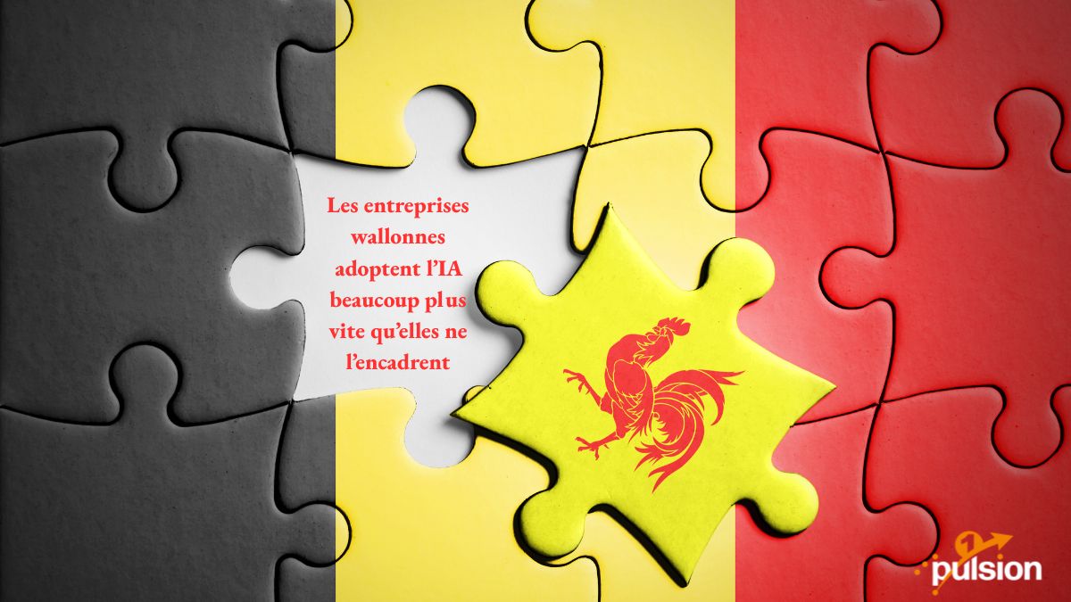 Les entreprises wallonnes adoptent l’IA beaucoup plus vite qu’elles ne l’encadrent